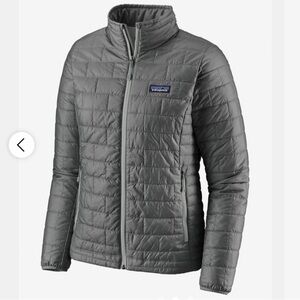 Patagonia Nano Puff Insulated Quilted Primaloft Jacket in Feather Grey (S)